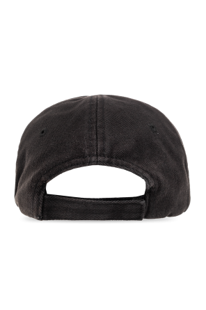 Black Baseball cap with logo Balenciaga